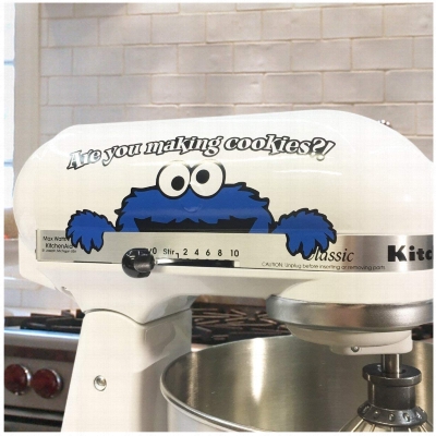 Photo of Cookie Monster Mixer Decal