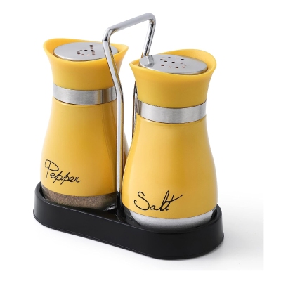 Yellow Lonffery Salt and Pepper Shakers