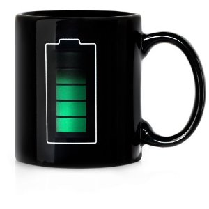 Coffee Mug with a temperature sensor
