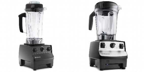 Side by side comparison of Vitamix 5200 Blender and Vitamix 5300 Blender blenders.