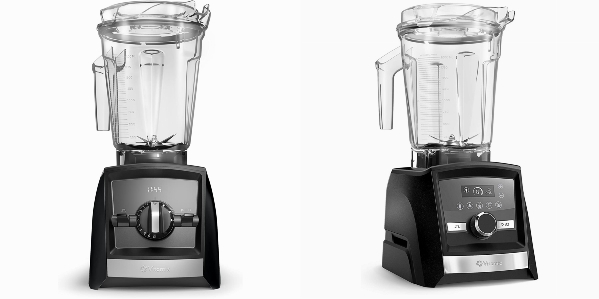 Side by side comparison of Vitamix A2500 Ascent and Vitamix A3500 Ascent blenders.