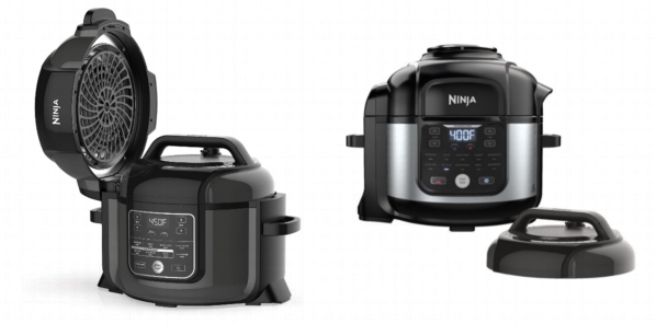Side by side comparison of Ninja OP302 and Ninja FD302 cookers.