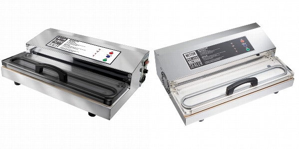 Side by side comparison of Weston Pro-2300 and Weston Pro-2600 vacuum sealers.