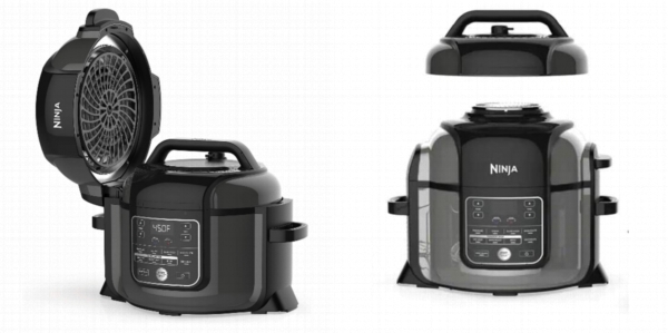 Side by side comparison of Ninja OP302 and Ninja Foodi OP305 cookers.
