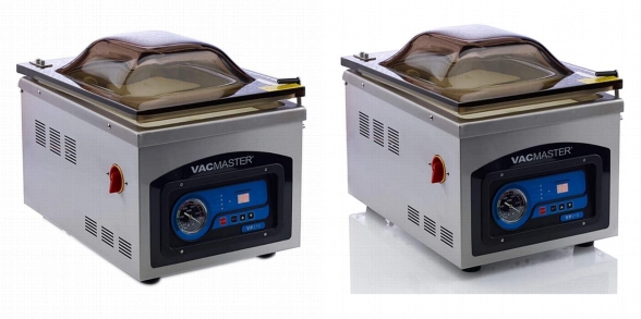 Side by side comparison of VacMaster VP210 and VacMaster VP215 vacuum sealers.